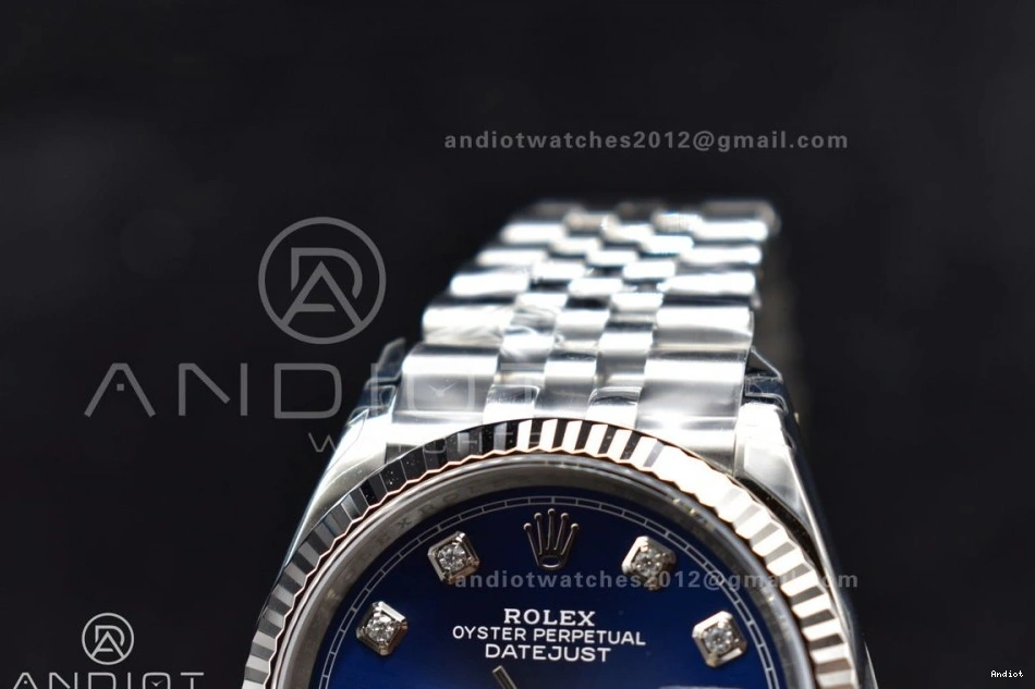 904L DateJust 1:1 Dial Jubilee 126234 VSF Steel VS3235 Blue SS 36 Best Edition Diamond On Bracelet 0127